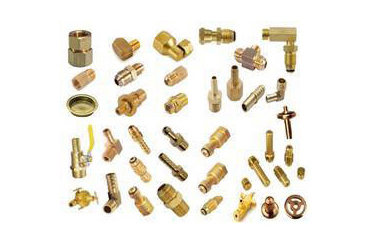 Brass gas fitting