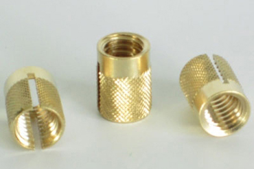 Brass threaded inserts